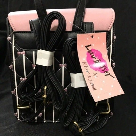 Luv Betsey By Betsey Johnson Stacy Quilted Mini Backpack BAG🆕SHIPS FAST😮‍💨⚡🚚 - Picture 7 of 10